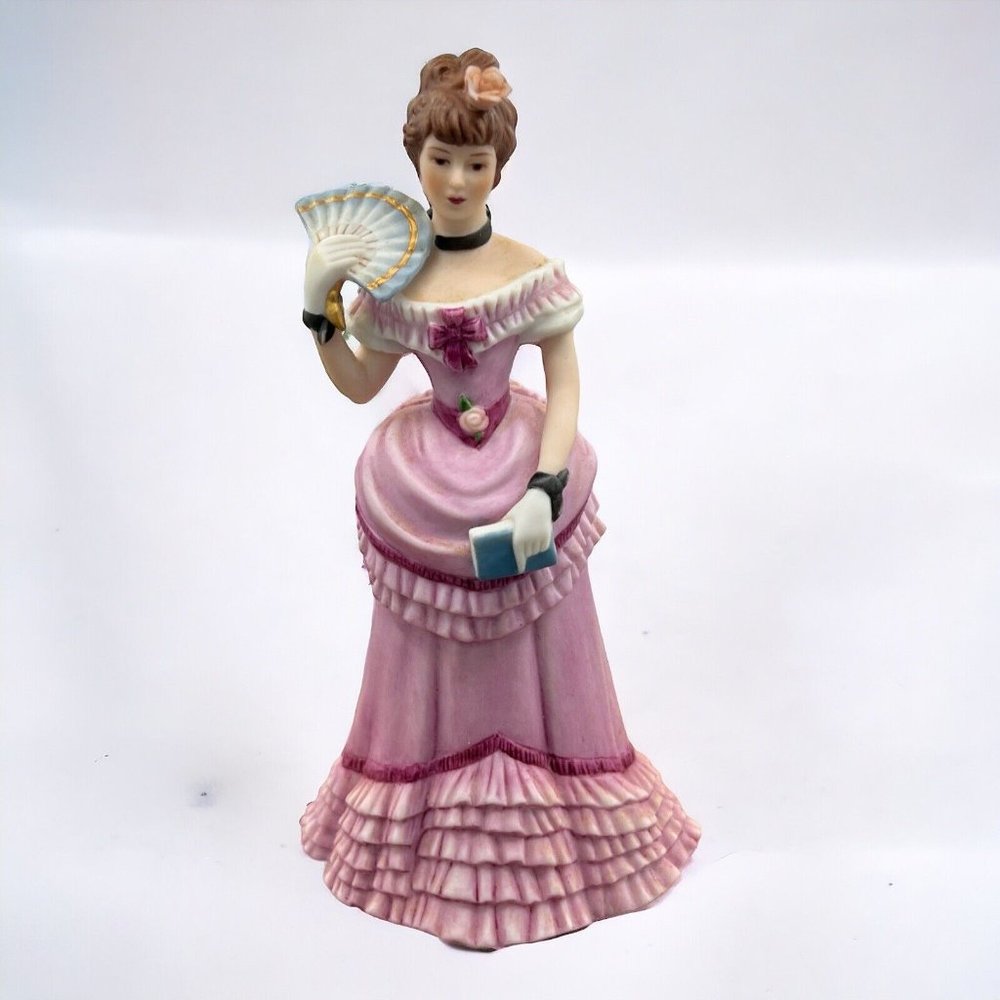 Vtg LENOX The Great Fashions of History Porcelain Lady Figurine CHRISTINE 5.5"